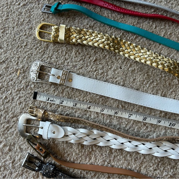 13 Assorted Colorful Belts Collection - Picture 4 of 15